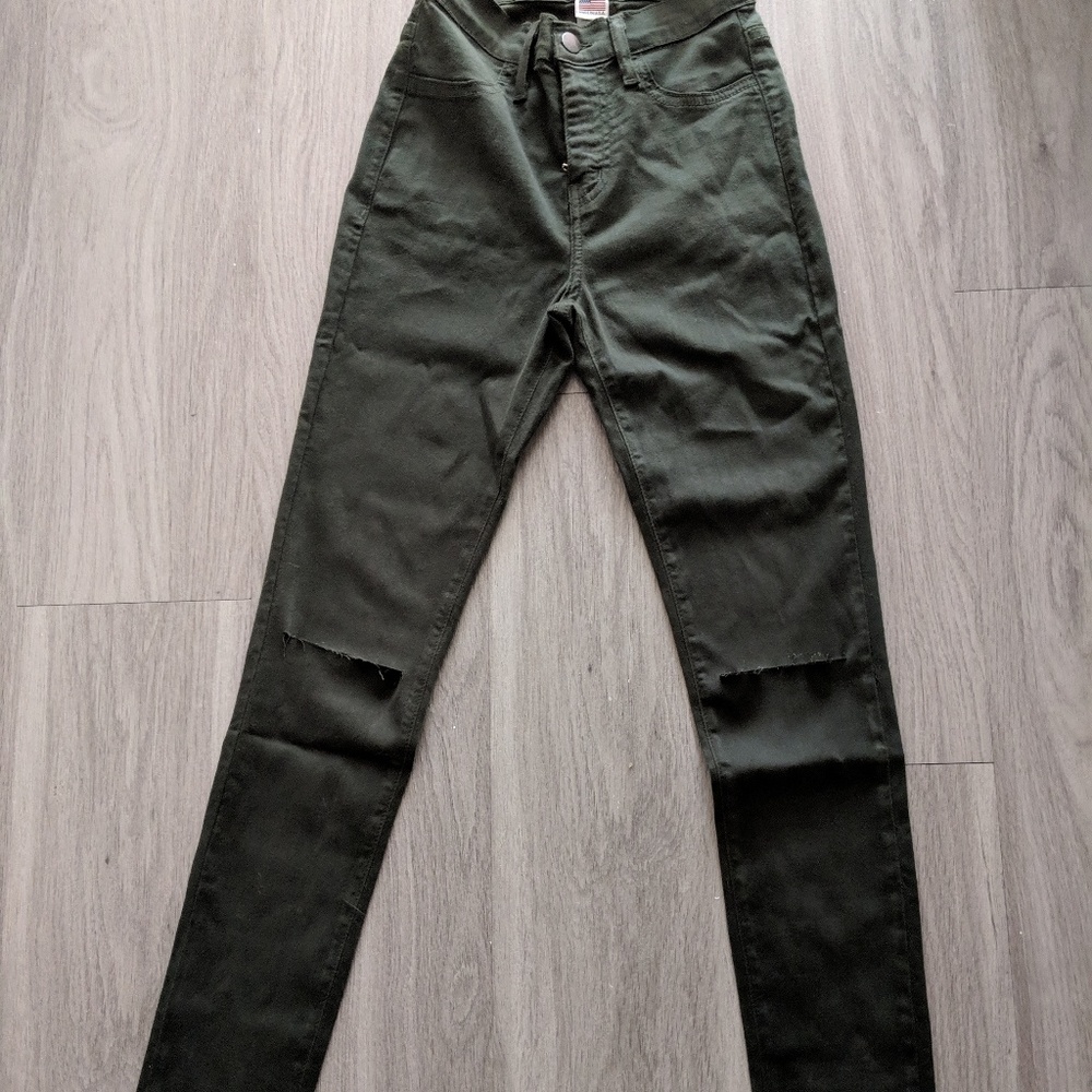 Olive Jeggings